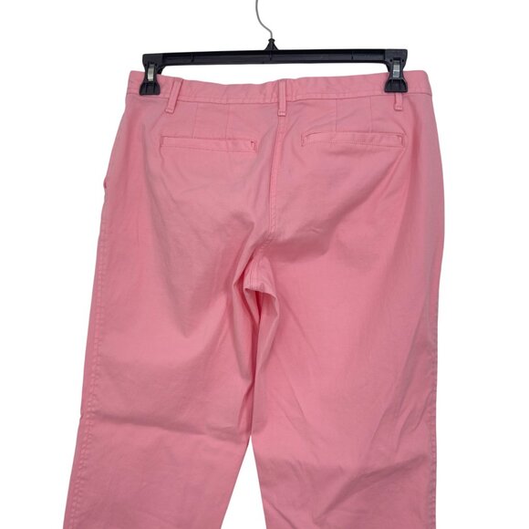 Talbots Womens Size 6Petite Baby Pink Relaxed Chino Pants Classic Slash Pockets - Picture 9 of 9
